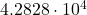 4.2828 \cdot 10^{4} 