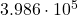  3.986 \cdot 10^{5} 